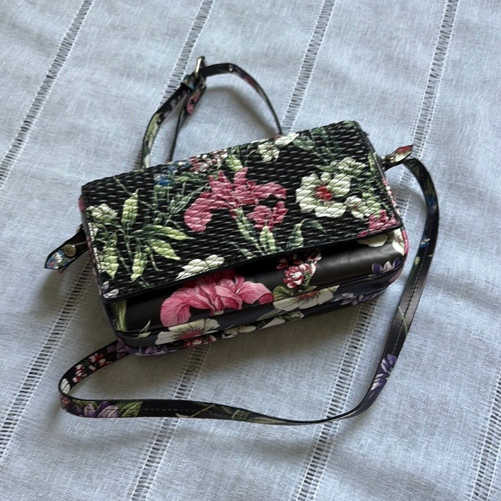 Zara Trafaluc Multicolor Floral Crossbody Bag - Picture 8 of 11